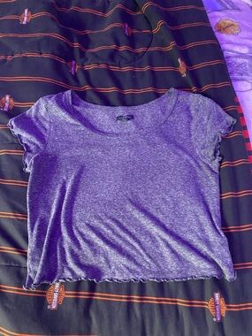 wild fable Gray Crop Top